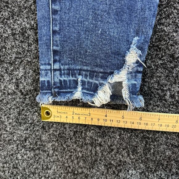 BKE Payton Jeans Women's 31 Blue Ankle Skinny Mid Rise Universal Fit Distressed - Picture 9 of 9